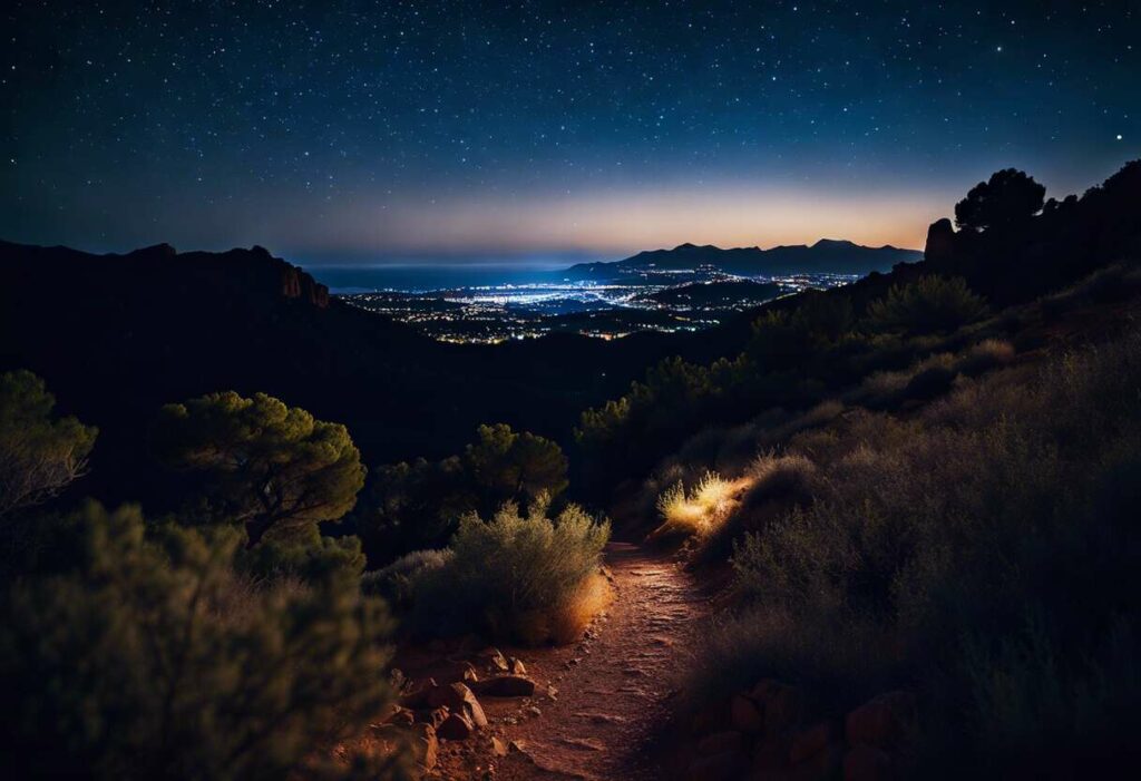 L'ambiance nocturne dans l'Estérel